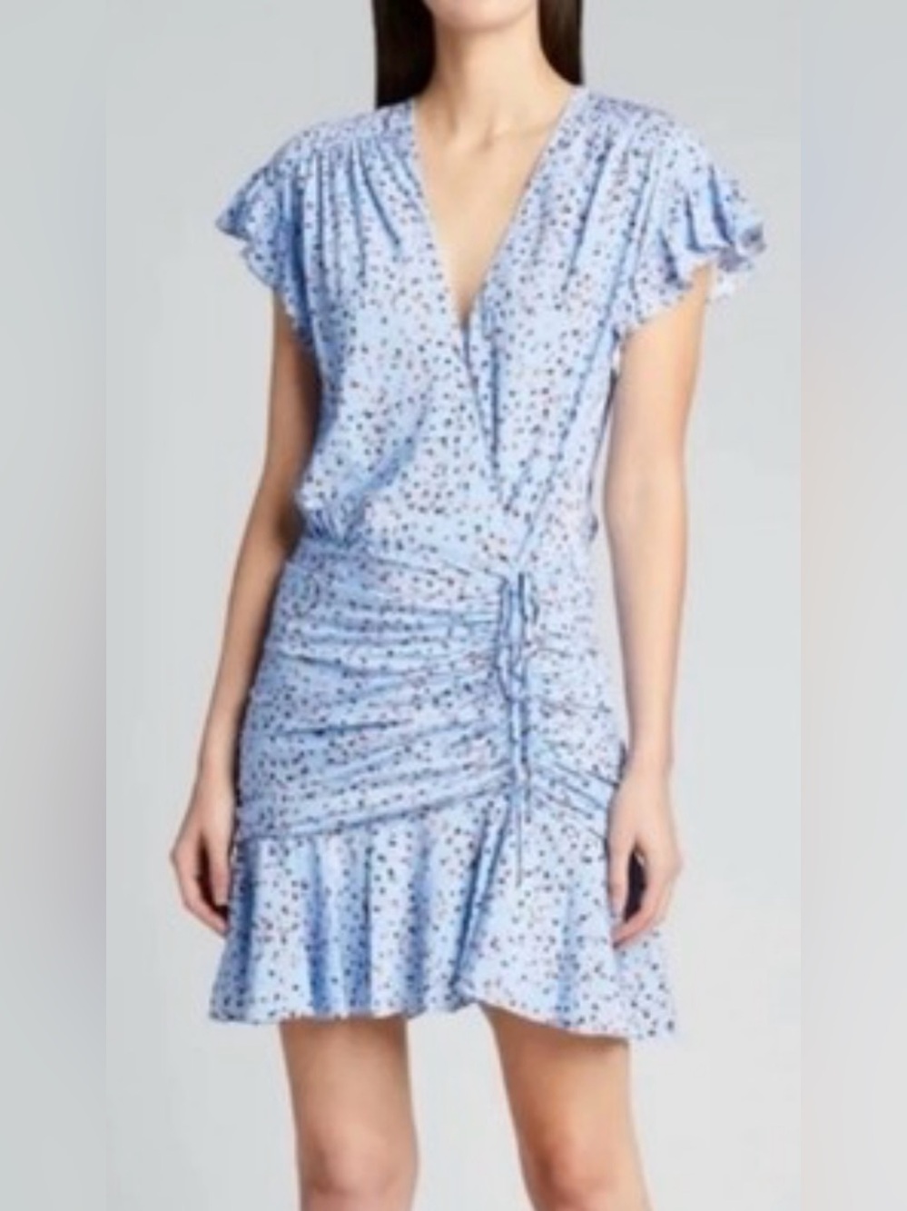 Veronica Beard Silk Marla Blue Floral Mini Dress NWOT Size 10